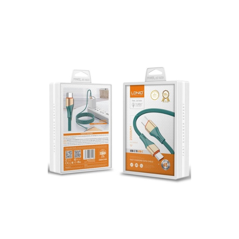 USB kabal LDNIO LC632C Type C-C pleteni 2m