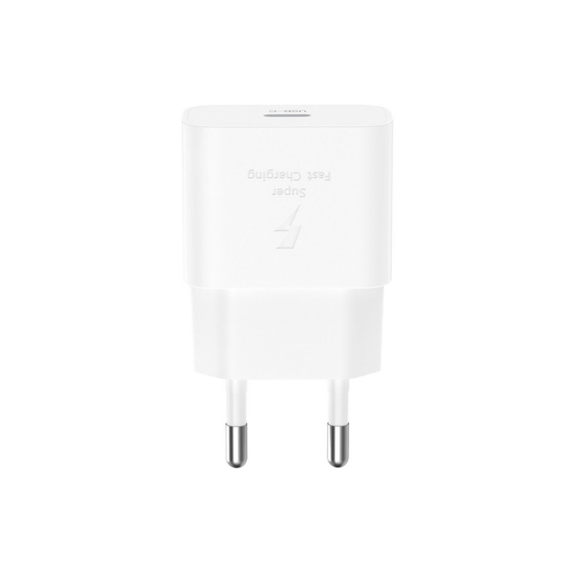 Kucni punjac XO L167 USB-C 25W fast White - glava