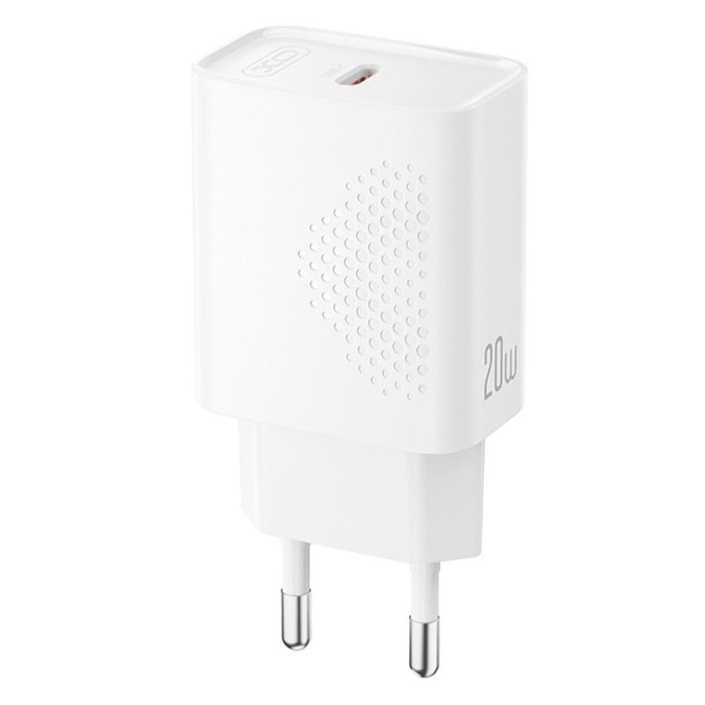 Kucni punjac XO L160 USB-C 20W fast White - glava